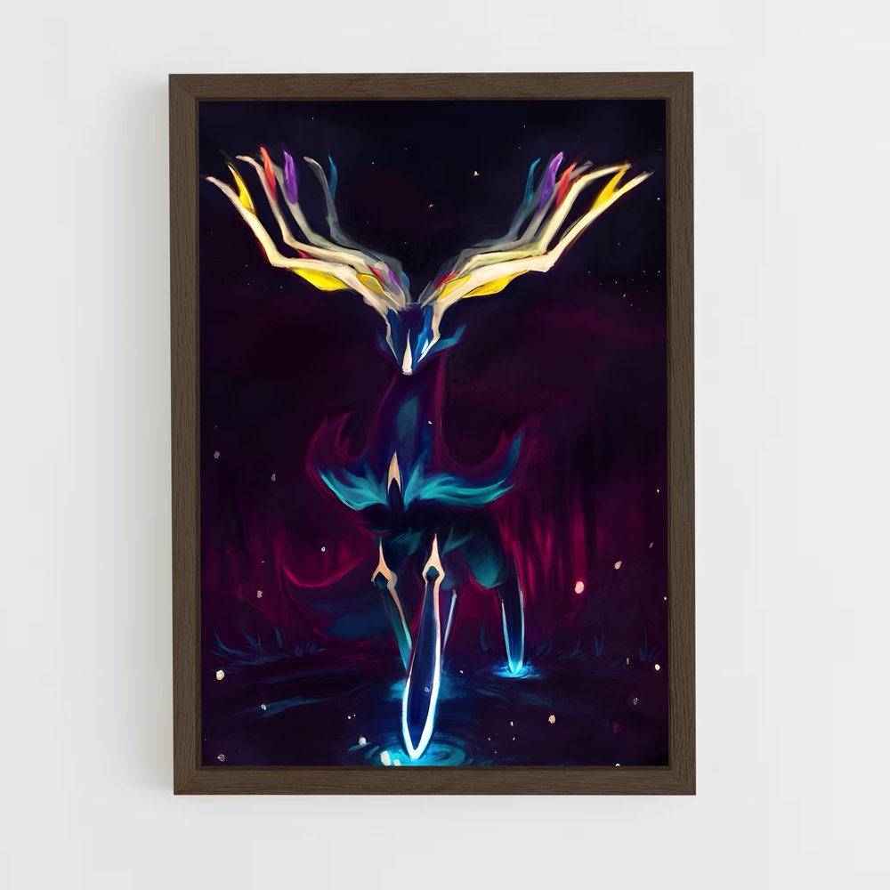 ap-xerneas-2 cadre Bois foncé