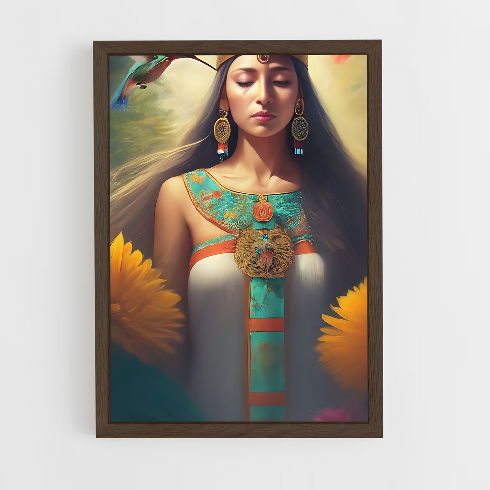 ap-xochiquetzal-7 cadre Bois foncé
