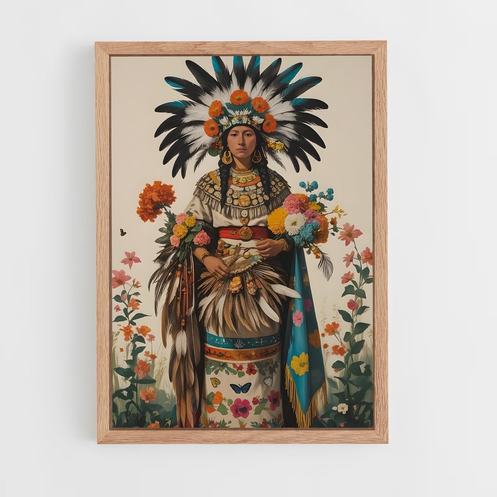 ap-xochiquetzal-8 cadre Bois clair