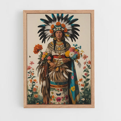 ap-xochiquetzal-8 cadre Bois clair