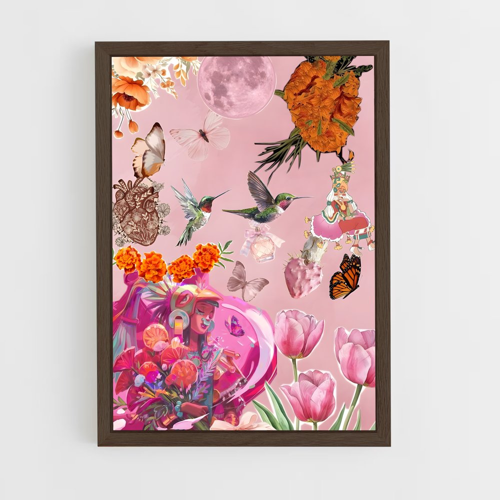 ap-xochiquetzal-9 cadre Bois foncé