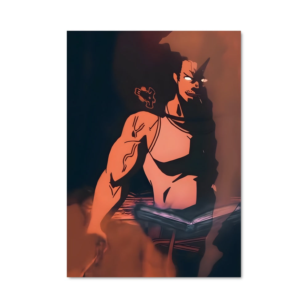 Poster Masque Bicolore