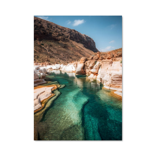 Poster Le Trou Bleu de Wadi