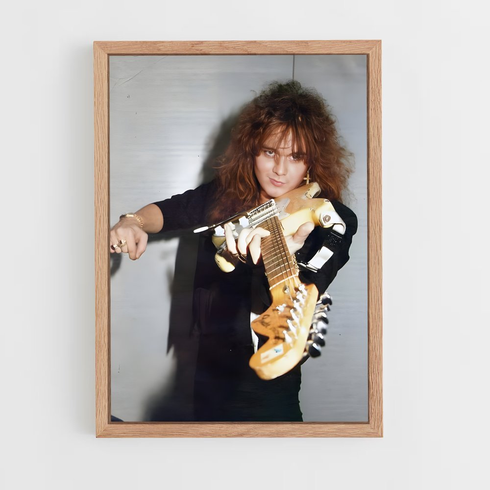ap-yngwie malmsteen-1 cadre Bois clair