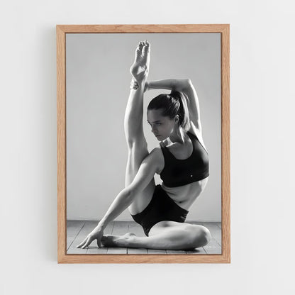 ap-yoga pose-2 cadre Bois clair