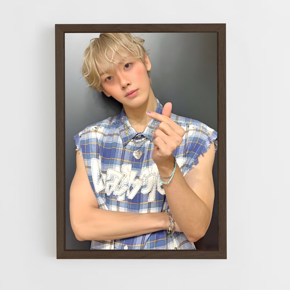 ap-yoon sanha-12 cadre Bois foncé