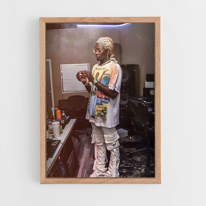 ap-young thug-1 cadre Bois clair
