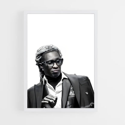 ap-young thug-3 cadre Blanc