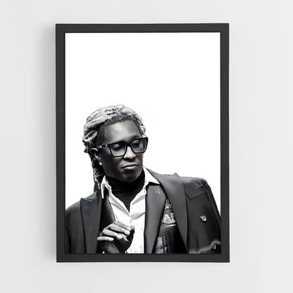 ap-young thug-3 cadre Noir