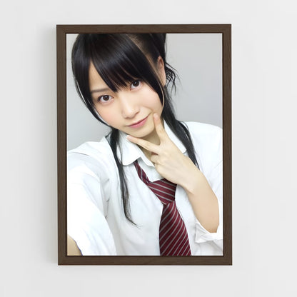 ap-yui yokoyama-3 cadre Bois foncé