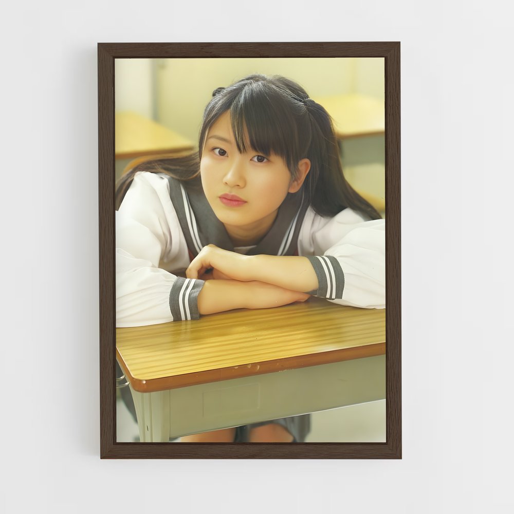 ap-yui yokoyama-4 cadre Bois foncé
