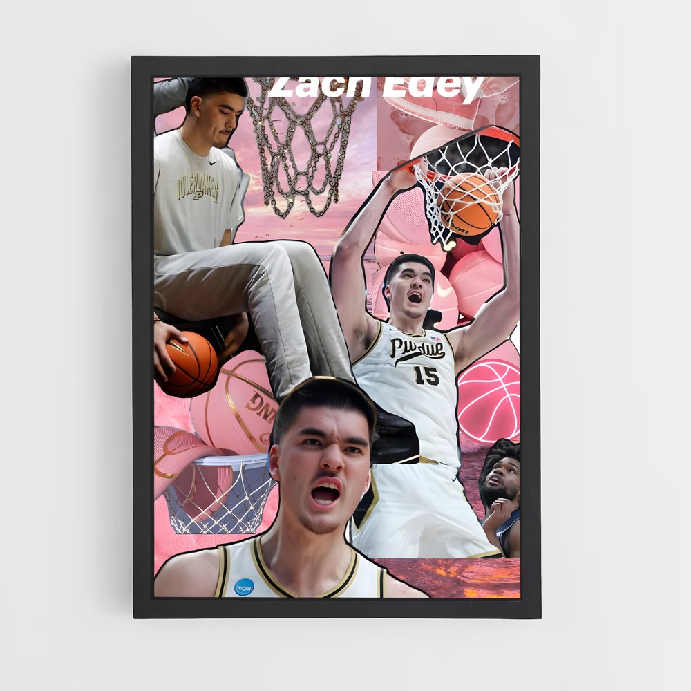 ap-zach edey-2 cadre Noir