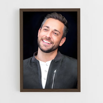 ap-zachary levi-3 cadre Bois foncé