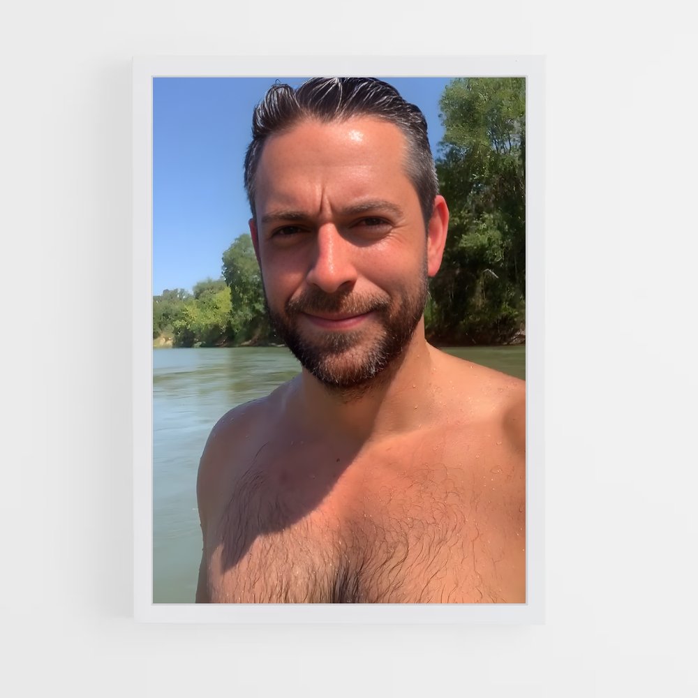ap-zachary levi-6 cadre Blanc