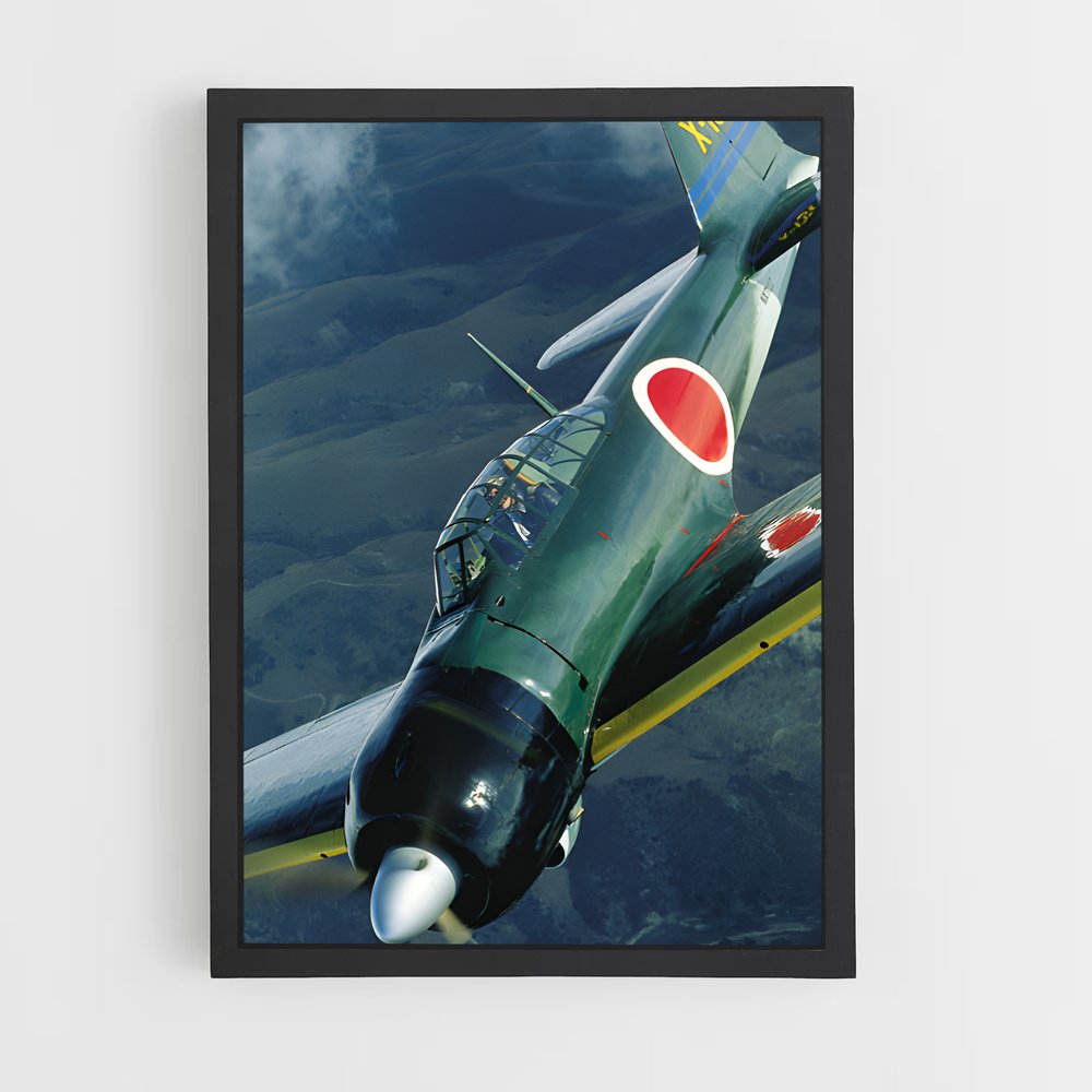 ap-zero fighter mitsubishi-2 cadre Noir