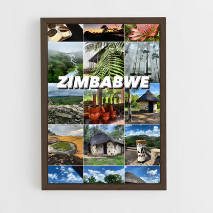 ap-zimbabwe-1 cadre Bois foncé