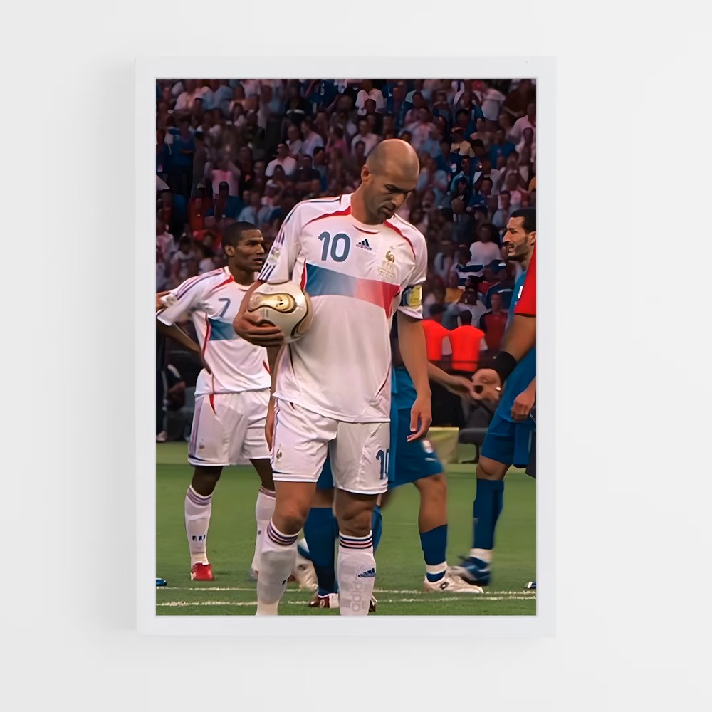 ap-zinedine zidane-5 cadre Blanc