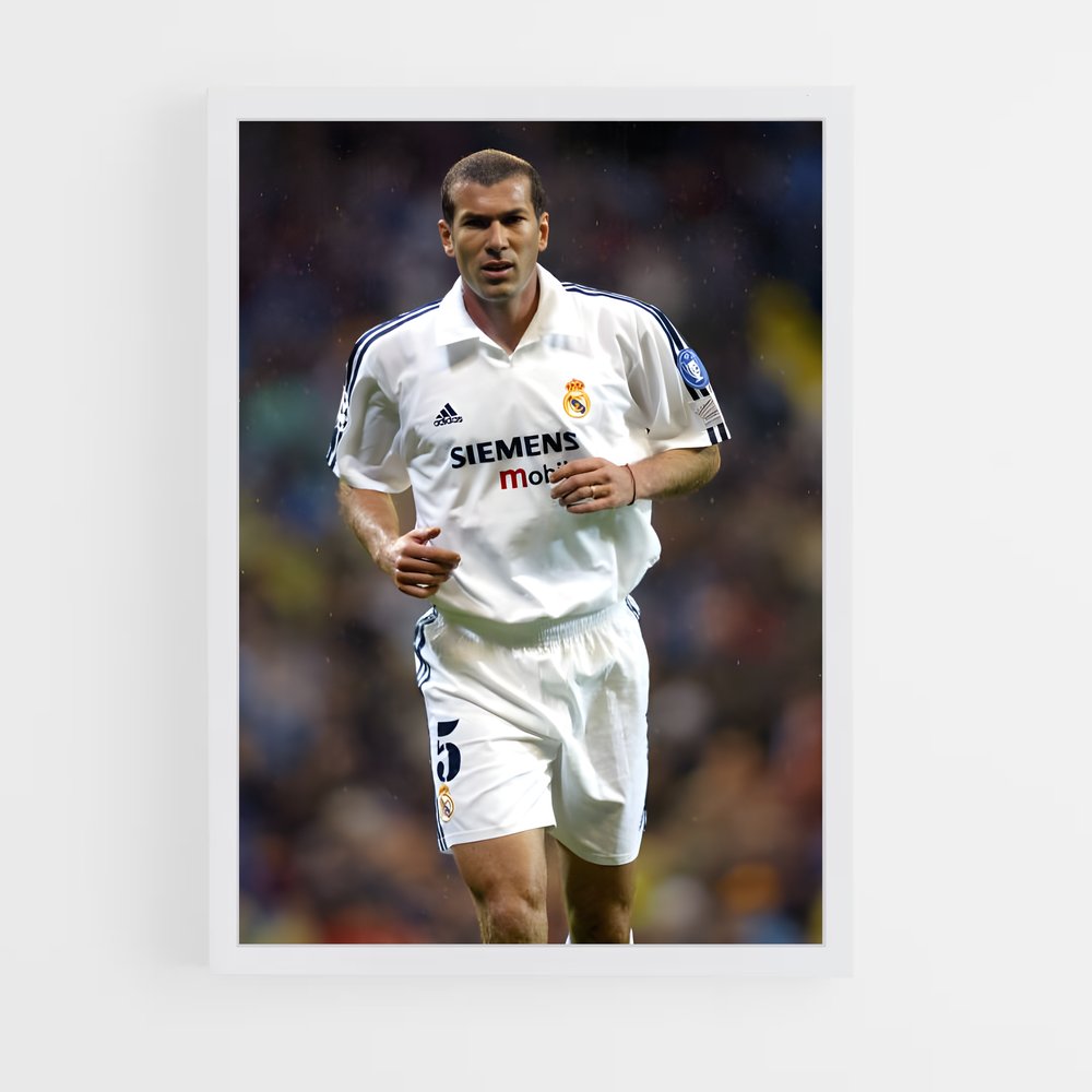 ap-zinedine zidane-7 cadre Blanc