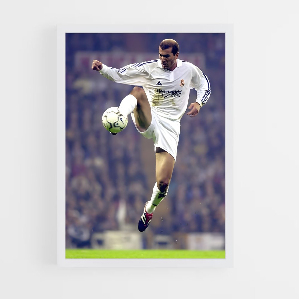 ap-zinedine zidane-8 cadre Blanc