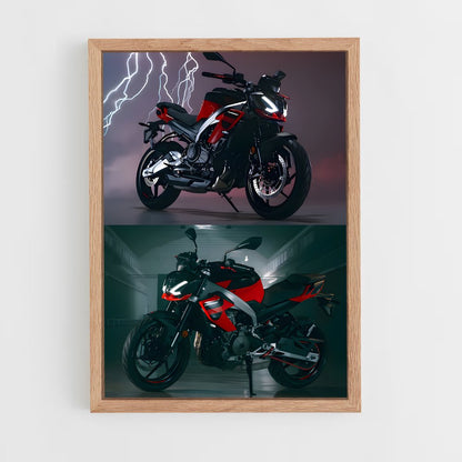 aprilia-4 cadre Bois clair