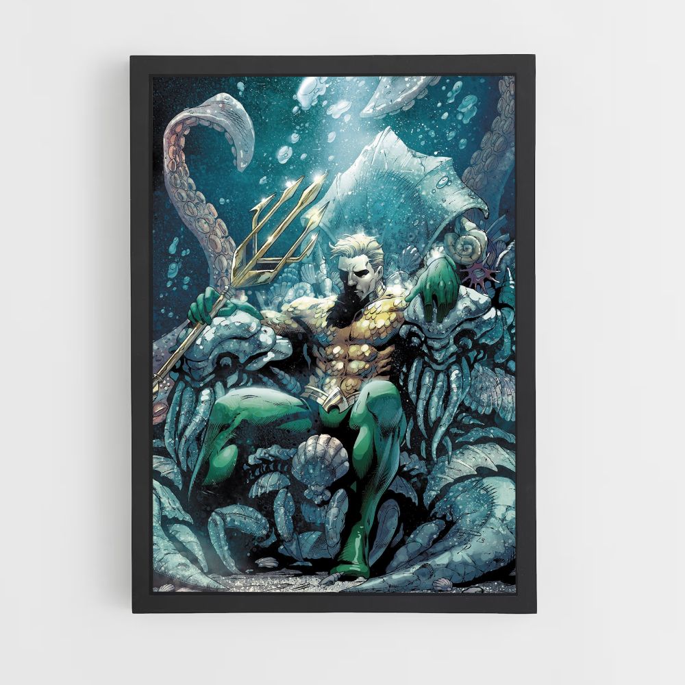 Poster Aquaman Thron