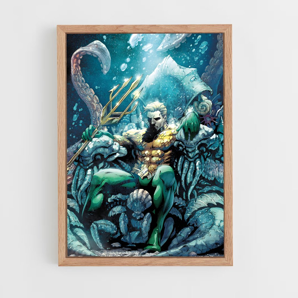 aquaman-6 cadre Bois clair