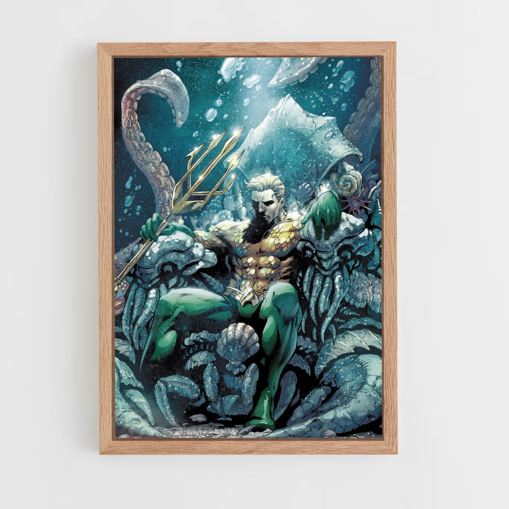 Poster Aquaman Thron