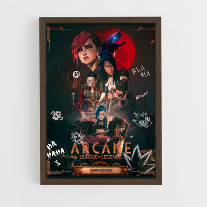 arcane-30 cadre Bois foncé