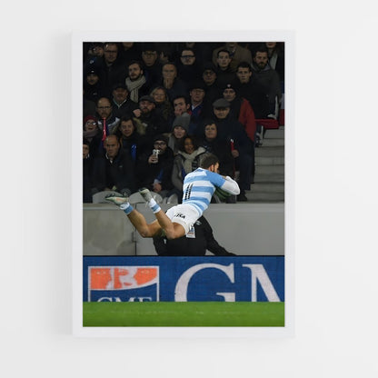argentina-rugby-8 cadre Blanc