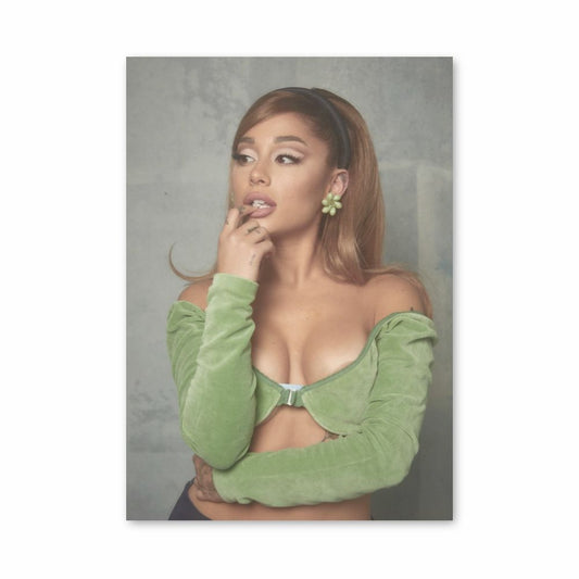 Poster Ariana Grande Green