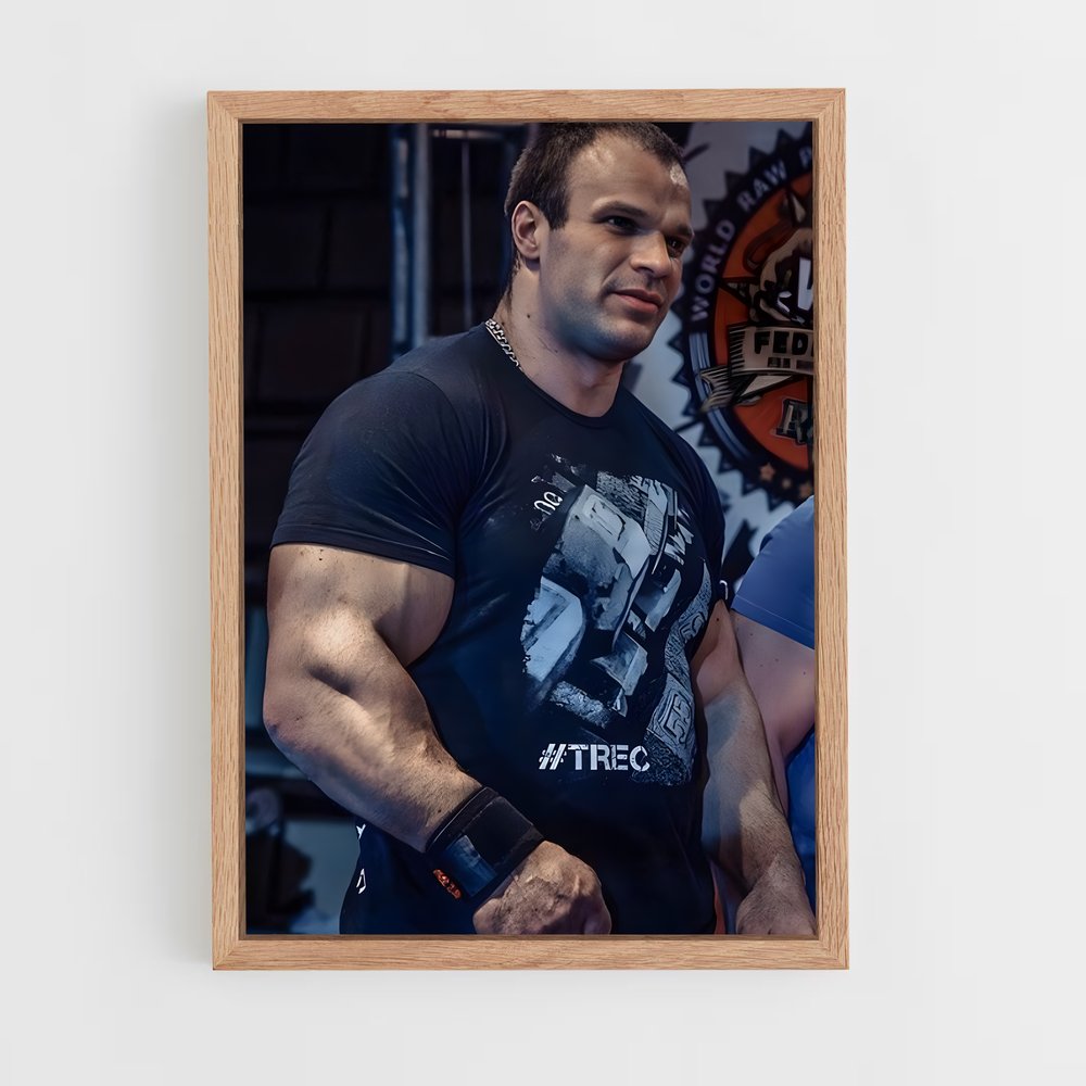 armwrestling-2 cadre Bois clair