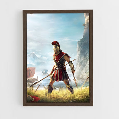 assassins-creed-10 cadre Bois foncé