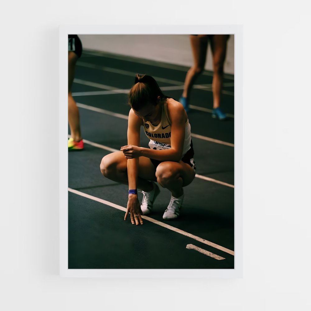 athletism-13 cadre Blanc