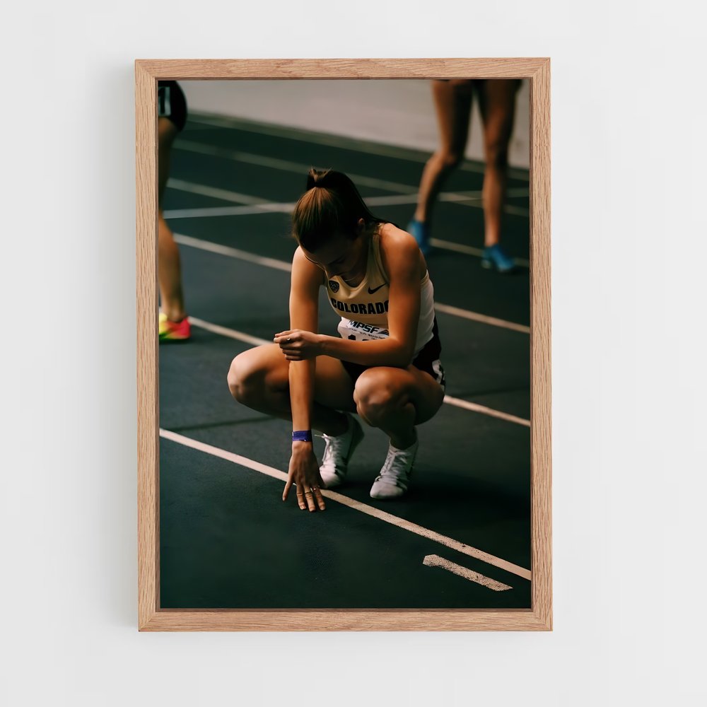 athletism-13 cadre Bois clair