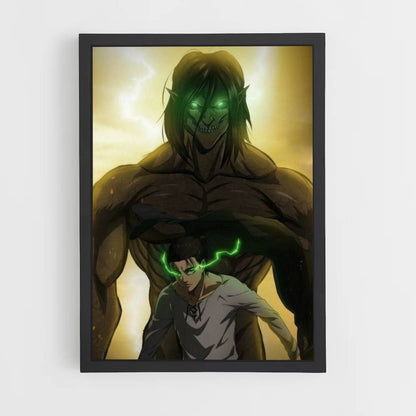 Poster Titan-Angreifer Eren