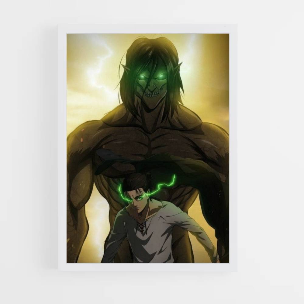 Poster Titan-Angreifer Eren