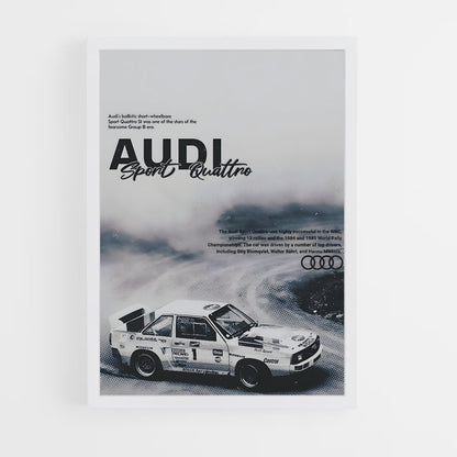 audi-5 cadre Blanc