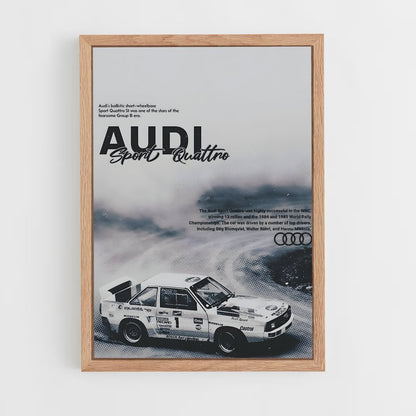 audi-5 cadre Bois clair