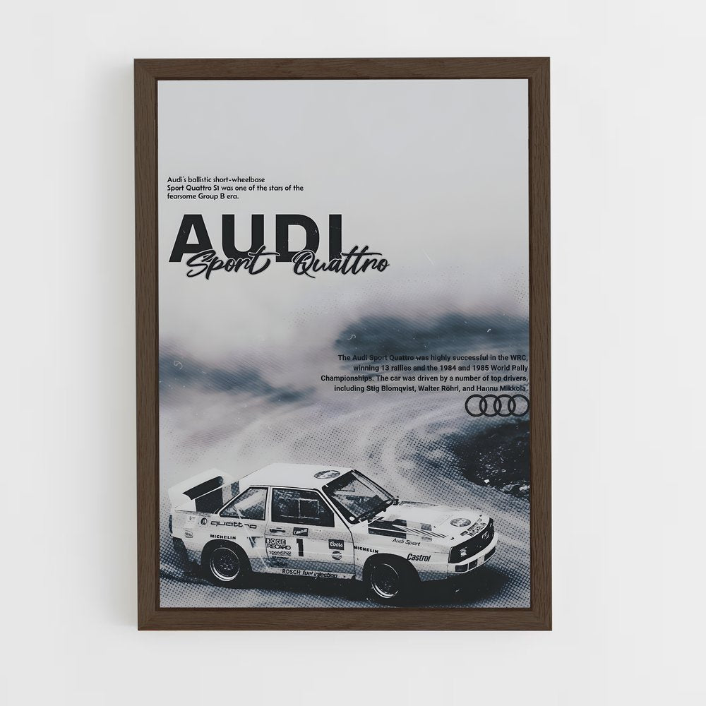audi-5 cadre Bois foncé
