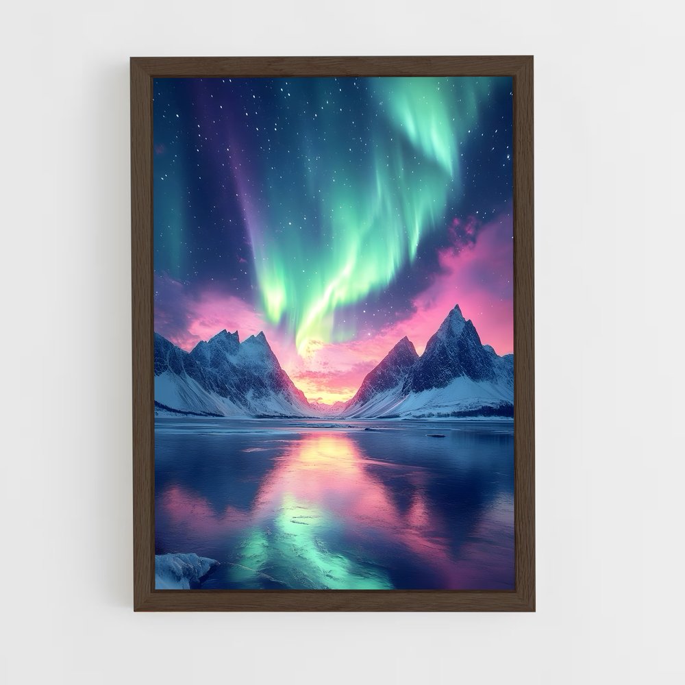 aurora-10 cadre Bois foncé
