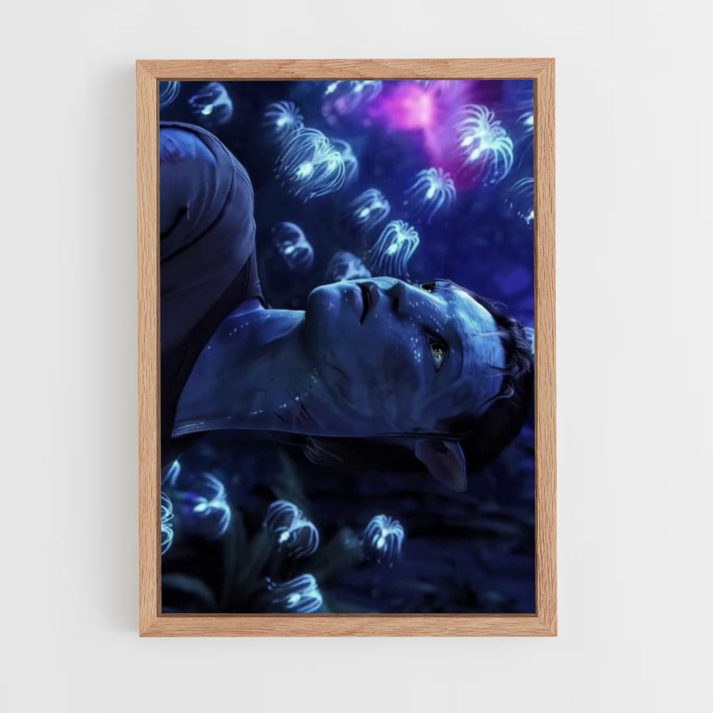 Fluoreszierendes Avatar-Poster