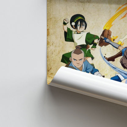 Poster Avatar Der letzte Airbender