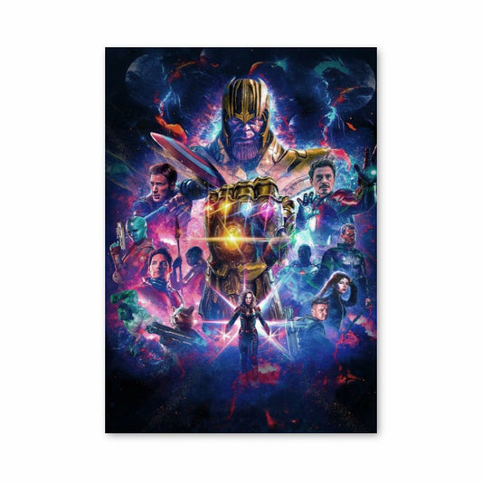 Poster Avengers Tanos Gauntlet