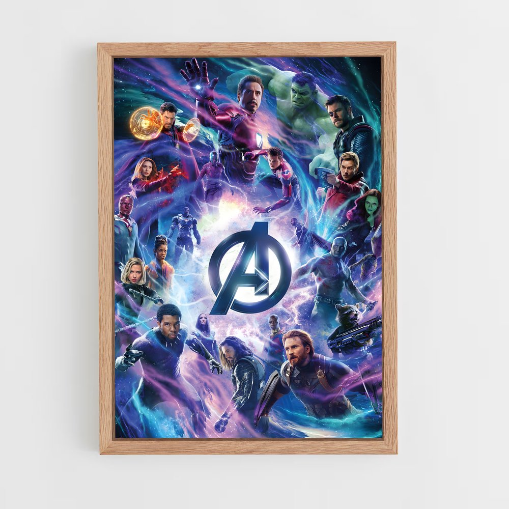 avengers-2 cadre Bois clair
