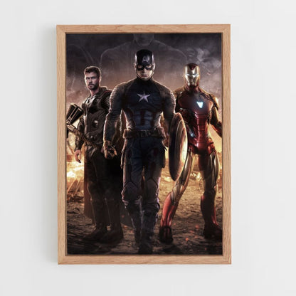 Poster Thor Captain America Iron Man