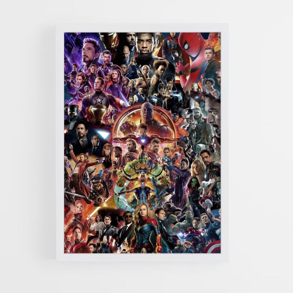 Poster Avengers Charaktere