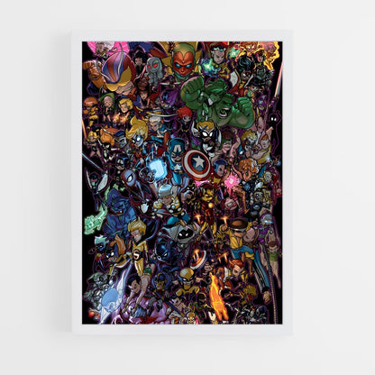 avengers-6 cadre Blanc