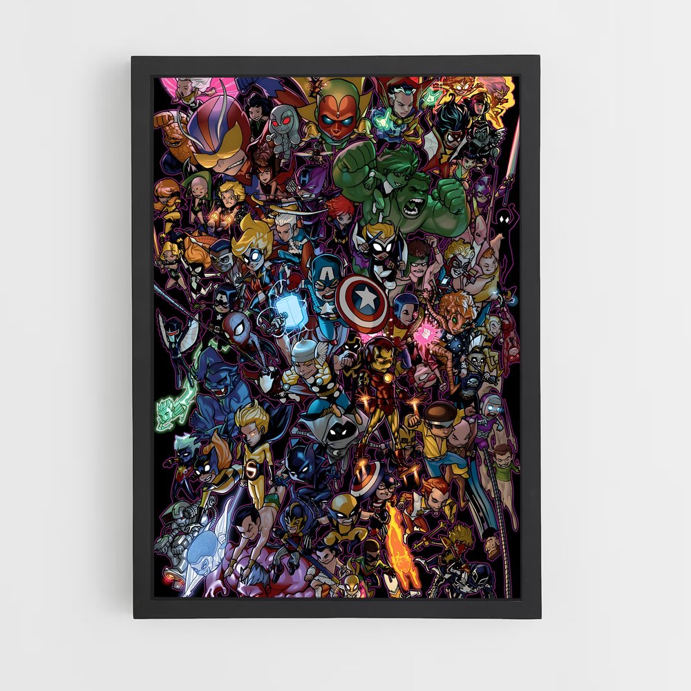 avengers-6 cadre Noir