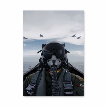 Pilot im Himmel Poster