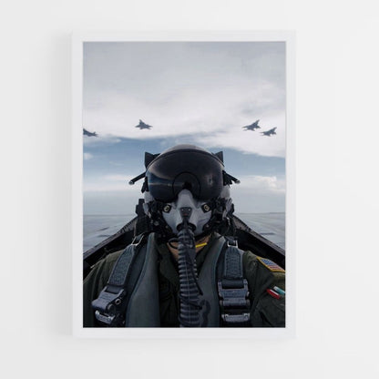 Pilot im Himmel Poster